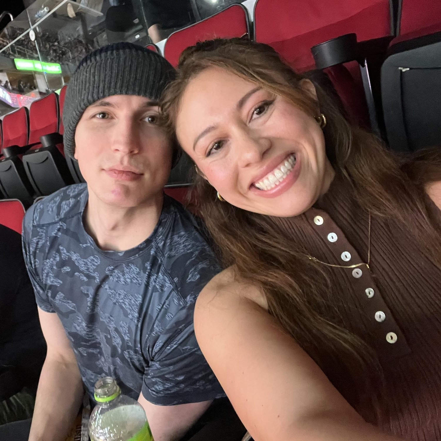 At the Houston Rockets game