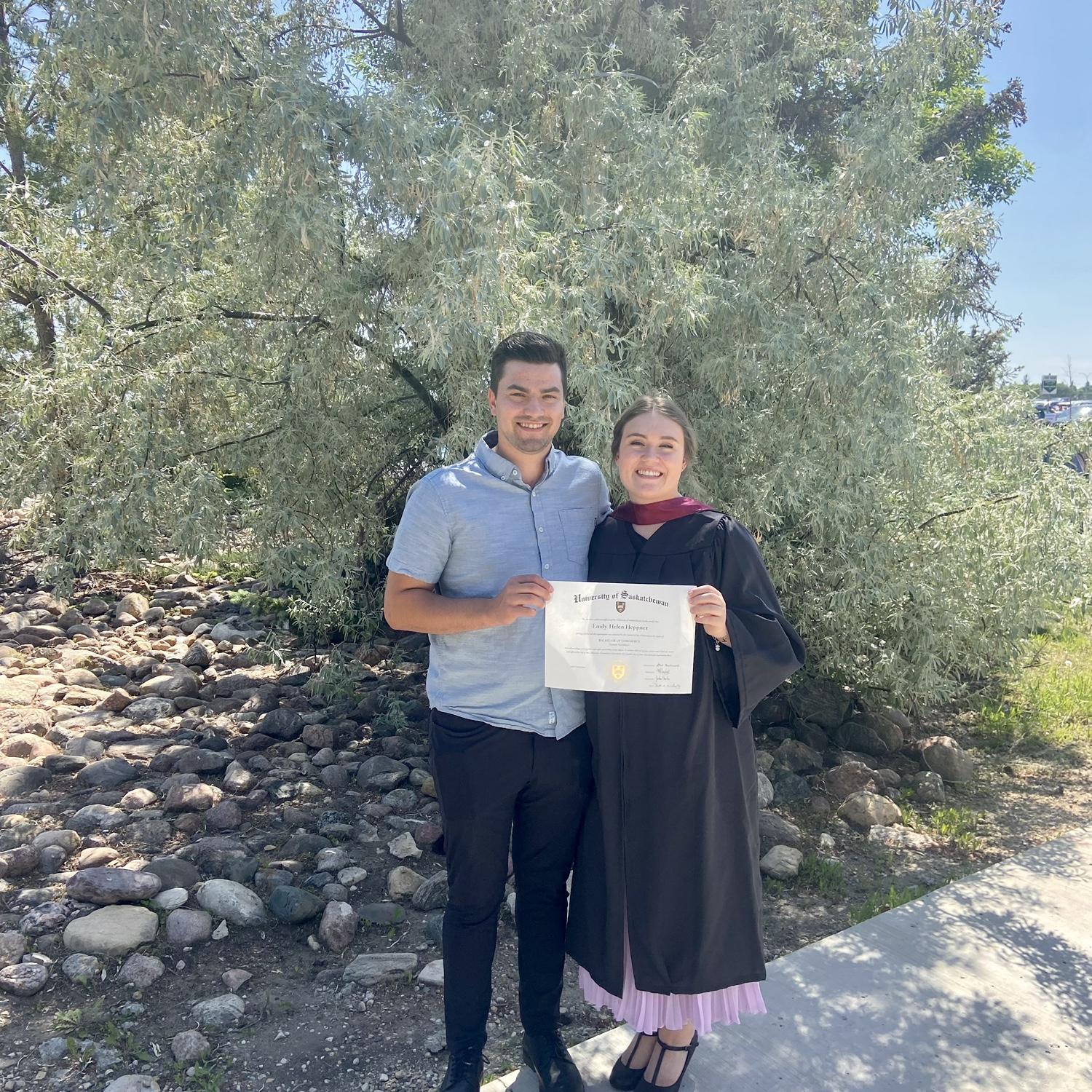 Emily's convocation at U of S. June 2023