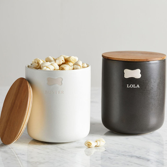 Mason Stoneware Pet Treat Canister