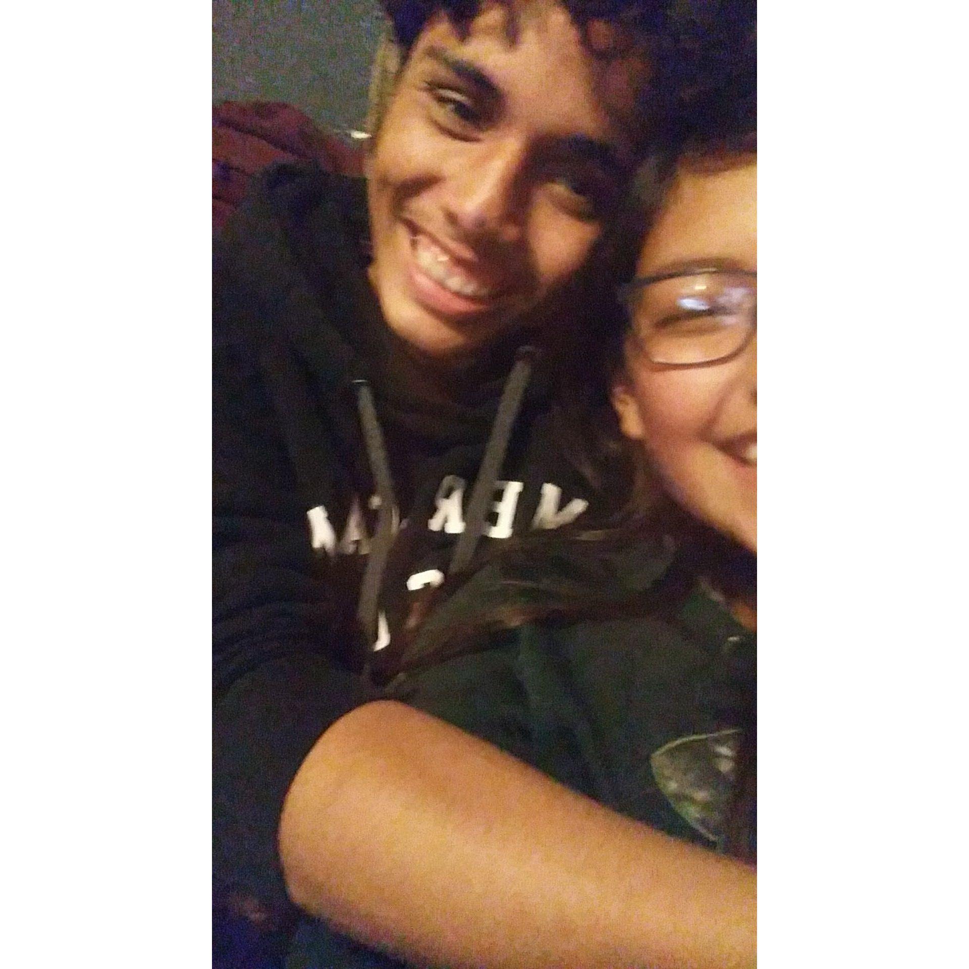 The first photo we took together as a couple at Draven’s 15th Birthday.