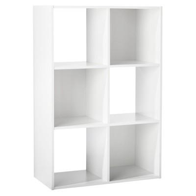 6-Cube Organizer Shelf White 11" - Room Essentials™