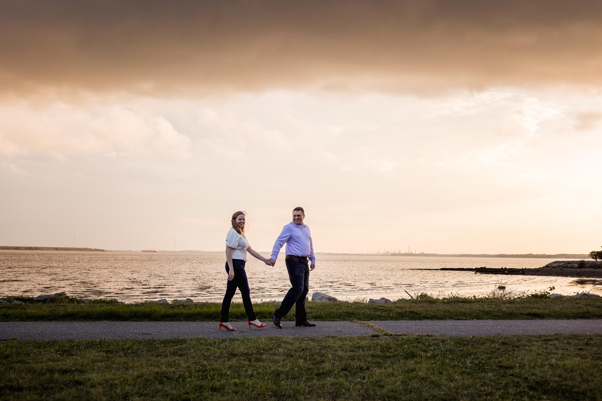Engagement photos - old New Castle, DE - August 2022