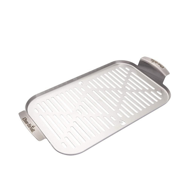 Char-Broil 5799314R06 Grill Plus Topper, Silver