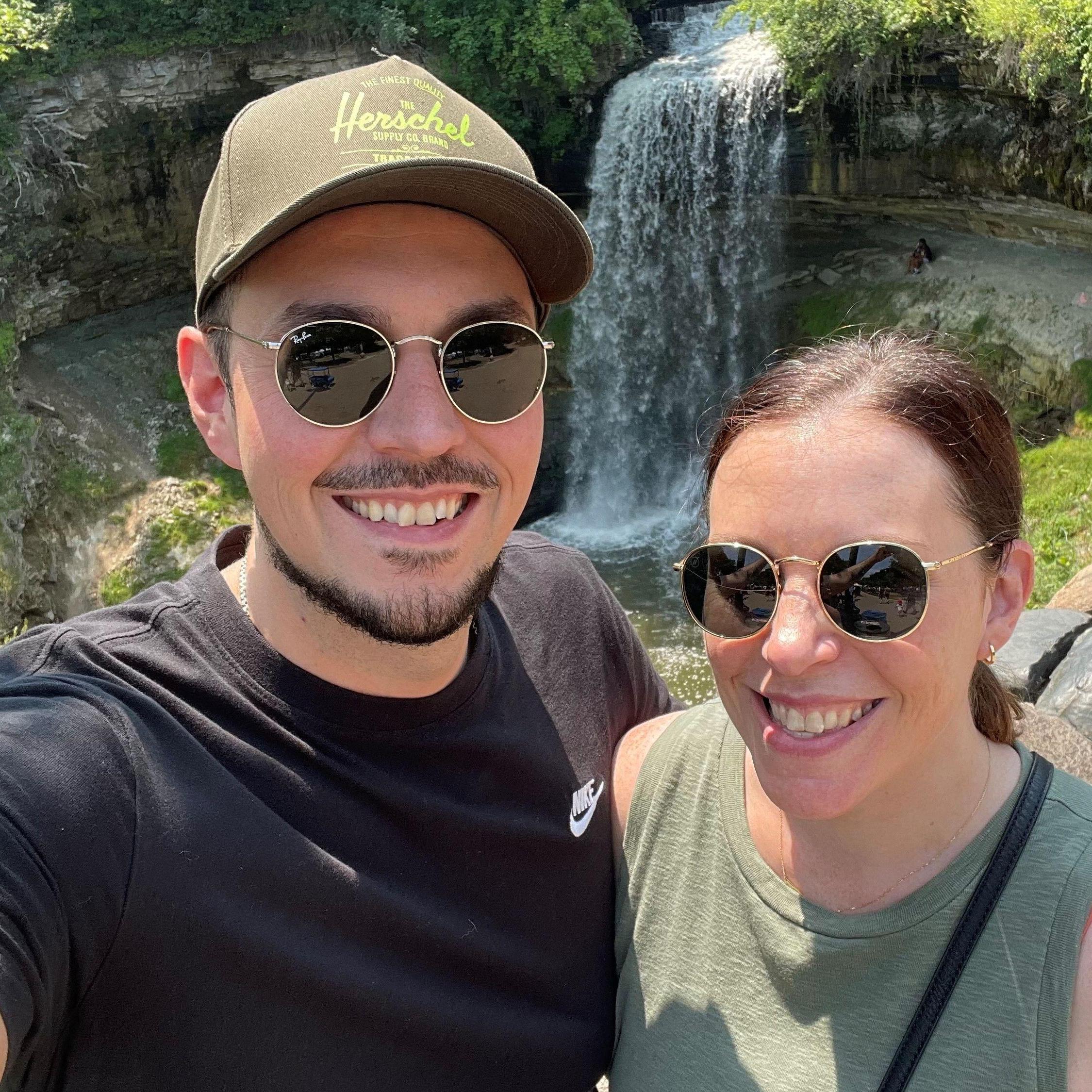 Nate grew up near Minnehaha Falls, and took me there on our second date. It's one of our fave spots in the summer.