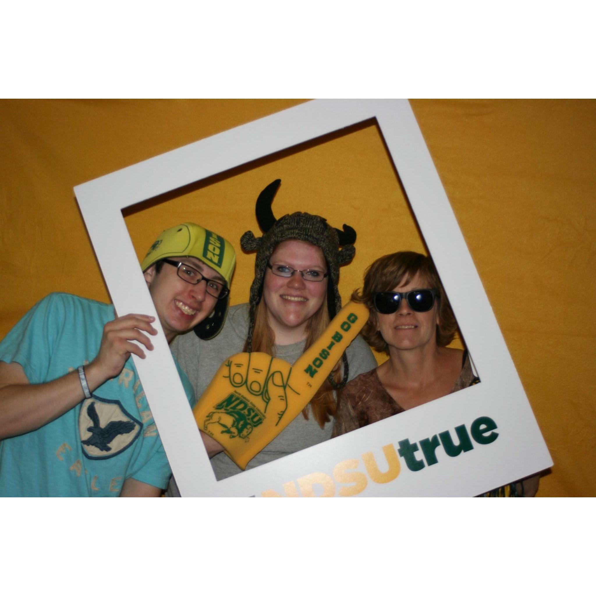 Andrea's first day of college at NDSU!