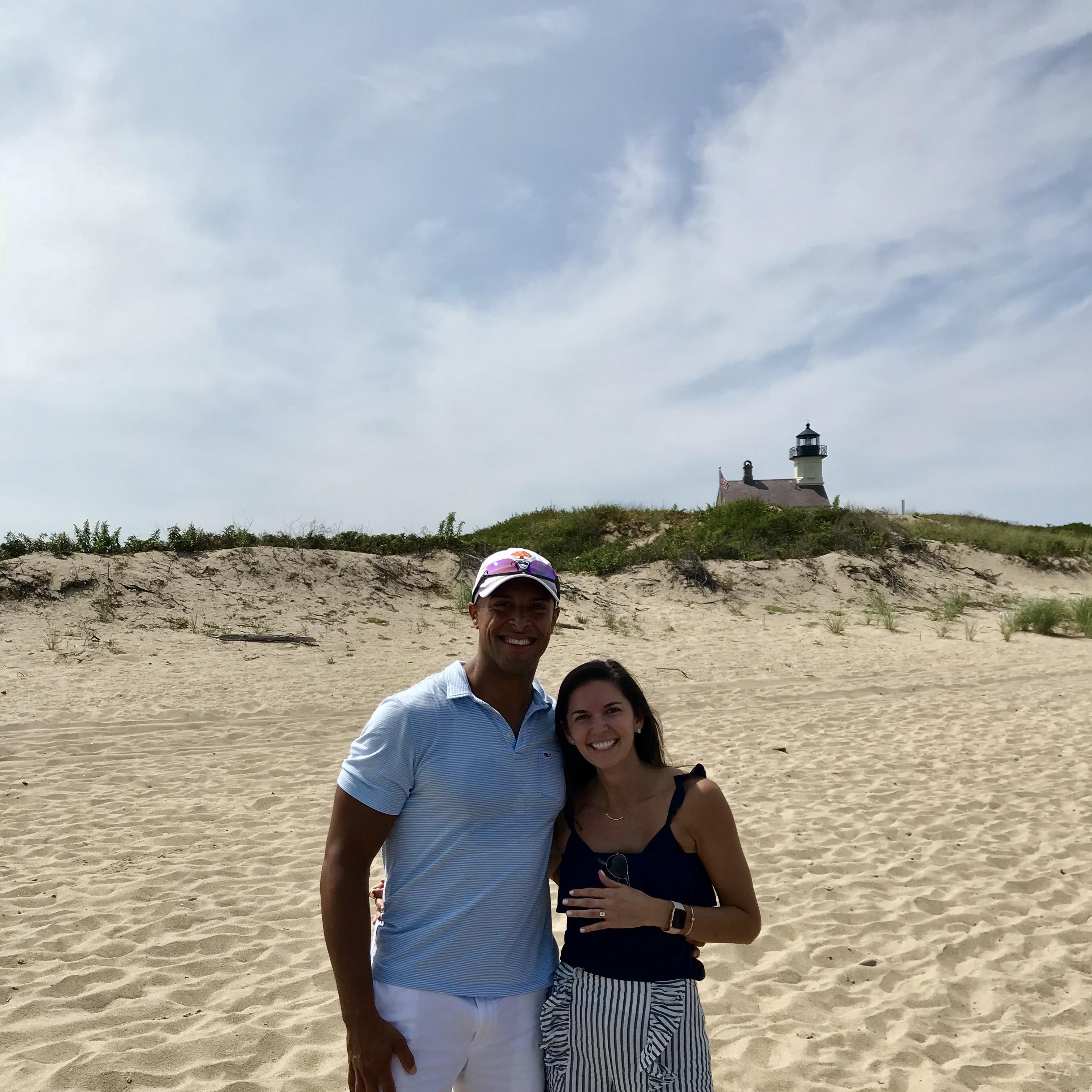 Moments after saying YES!