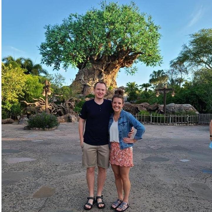 At the tree of life in Disney World!