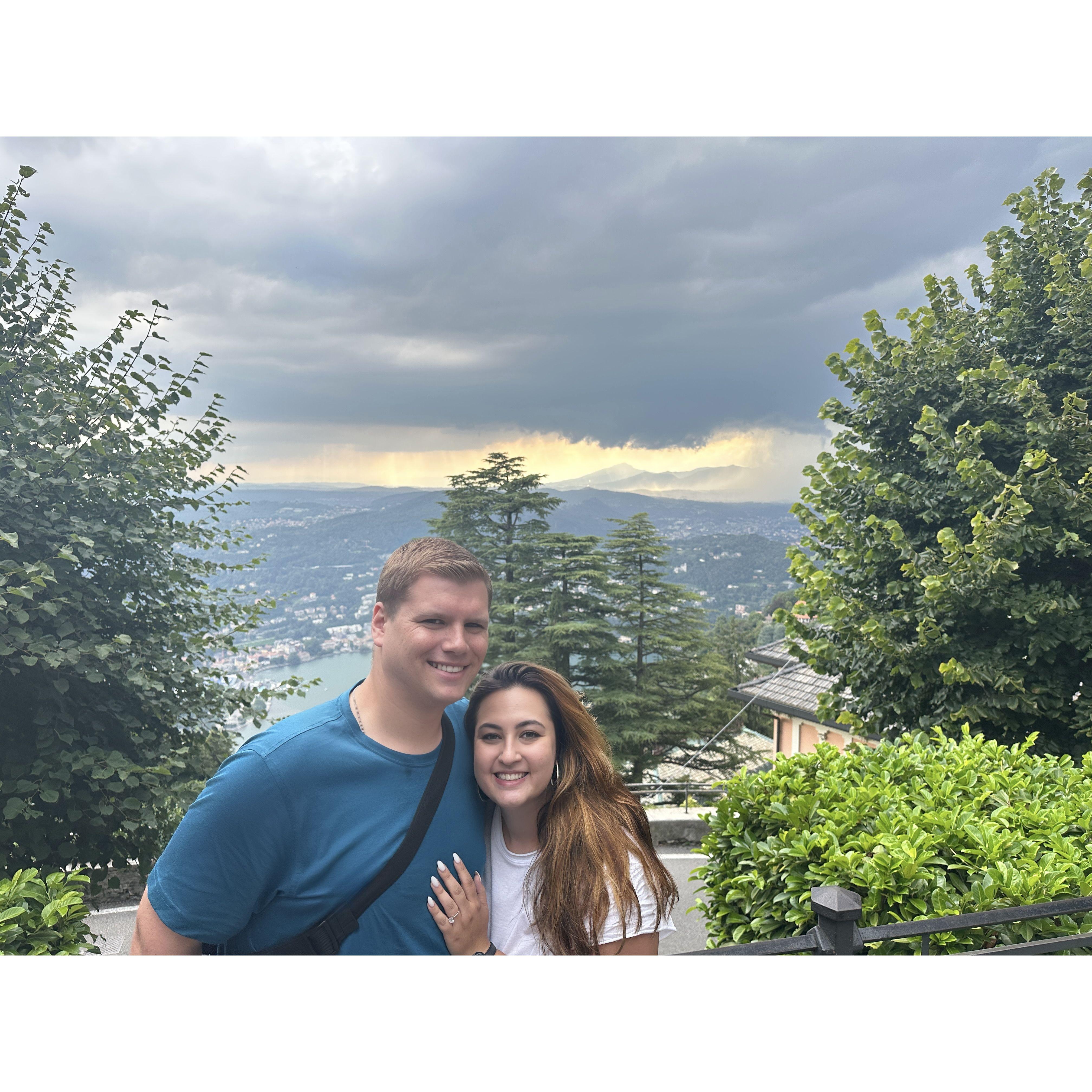 Lake Como, after Nick proposed, 2023
