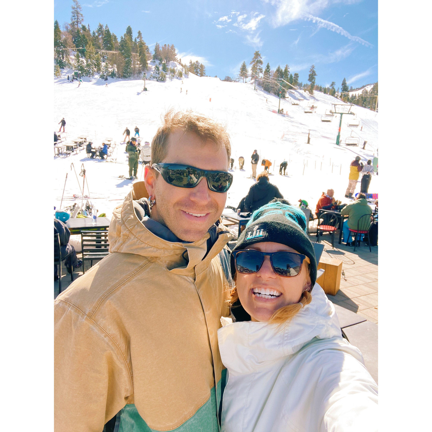 Our first trip to Big Bear Mountain that sparked our love for the snowy slopes together.
