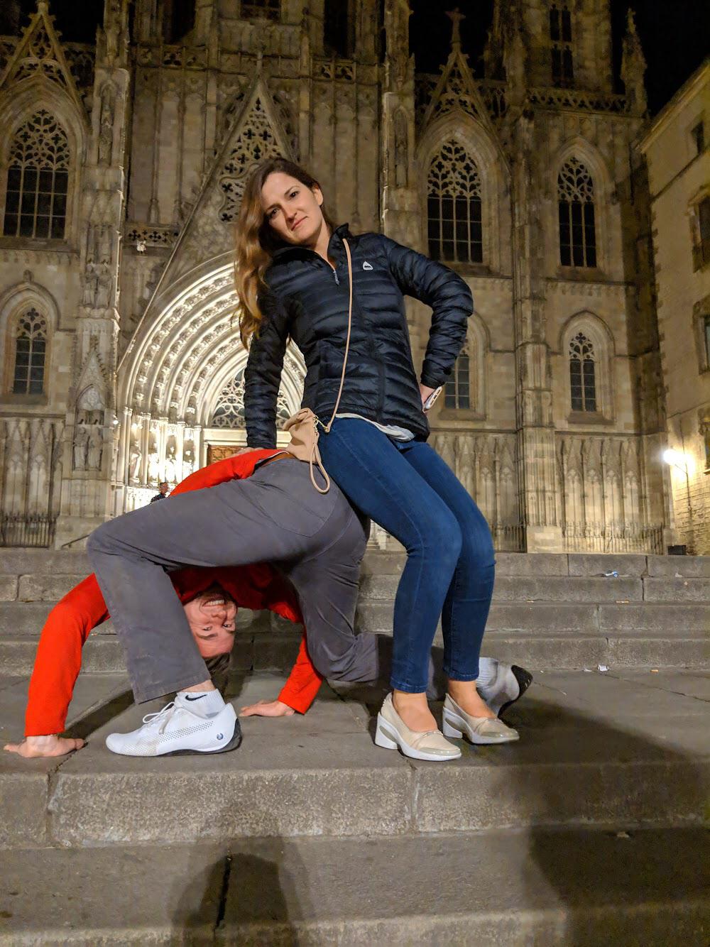 Barcelona 2019
Proof that Mikes bends over backwards (and forwards) to keep Sam comfortable