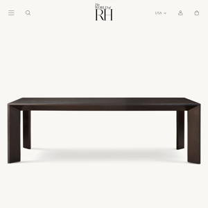 RH Arles Dining Table