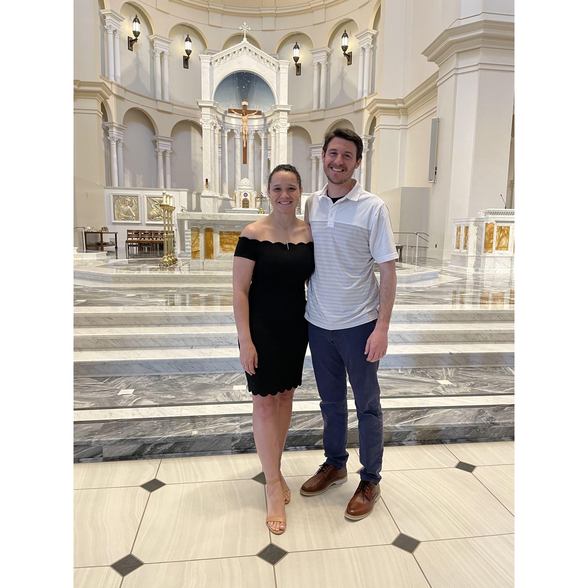 June 17, 2023 @ Holy Name of Jesus Cathedral completion of the Rite of Christian Initiation