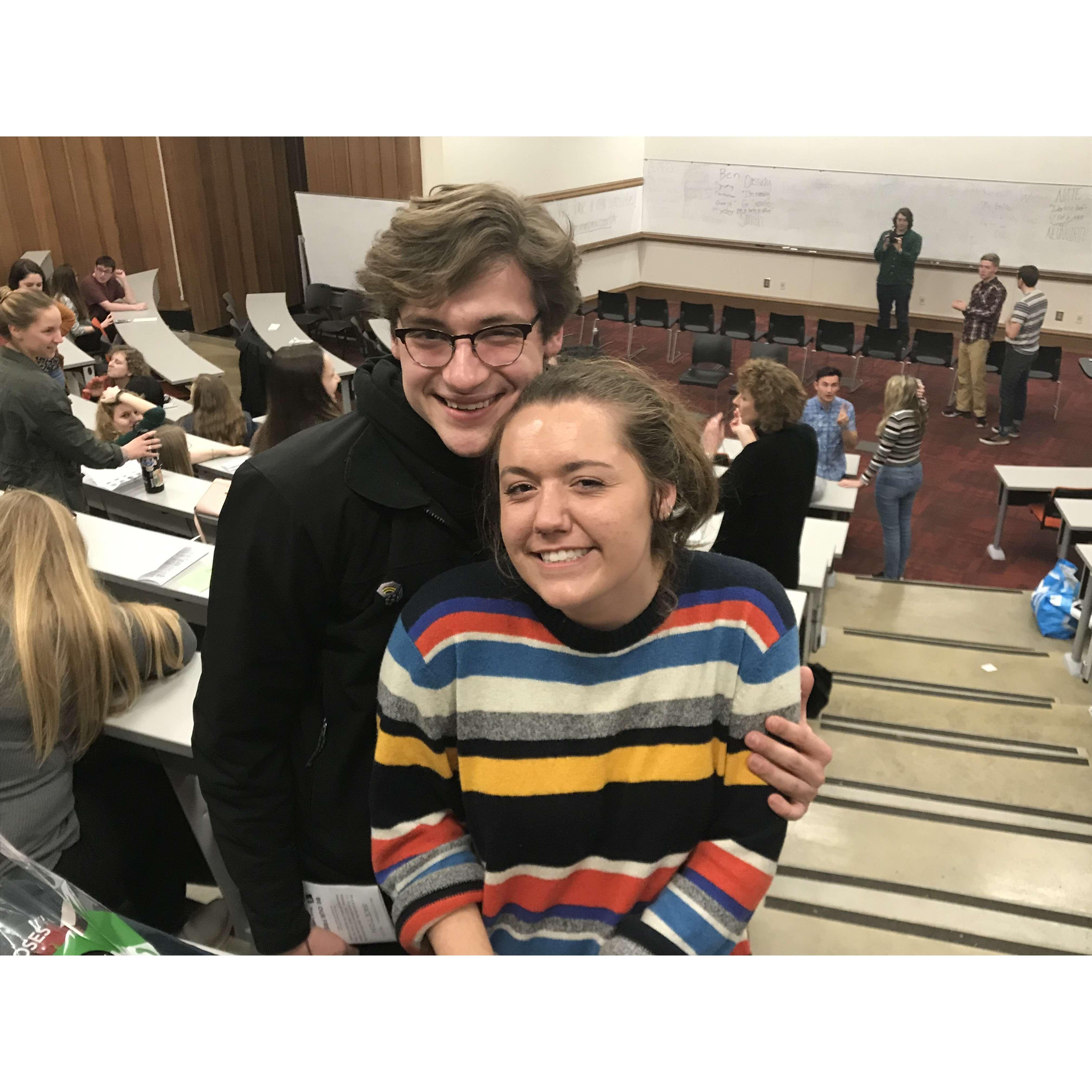 Harrison always made a point to come to my improv shows with flowers and help the troupe with ticketing!
