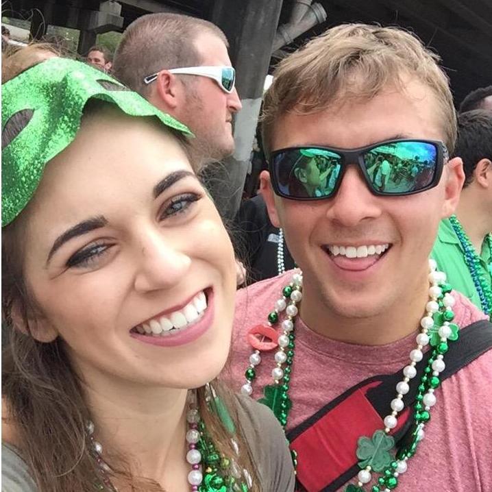 St. Patrick's day parade in Baton Rouge, LA.