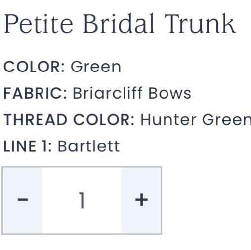 Petite Keep | Heirloom Keepsake Trunks- Green