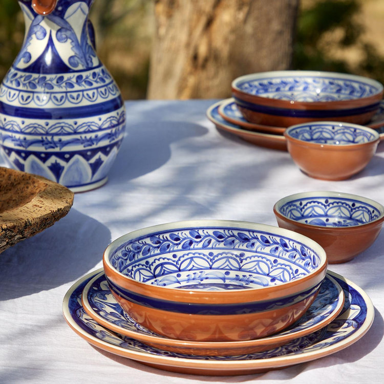 COSTA NOVA, Alentejo Indigo Round Platter | Zola