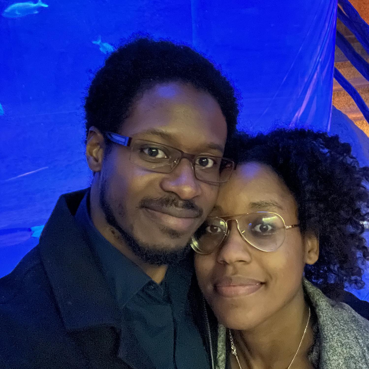 "Our Valentines Day Date" 
— Downtown Houston Aquarium