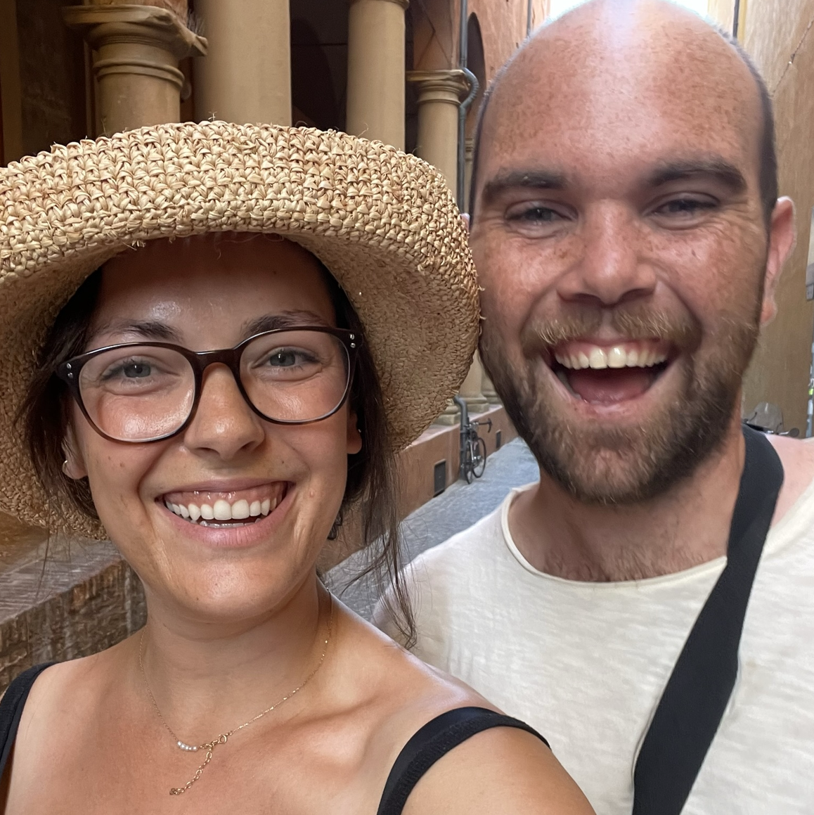 In love in Bologna Italy
