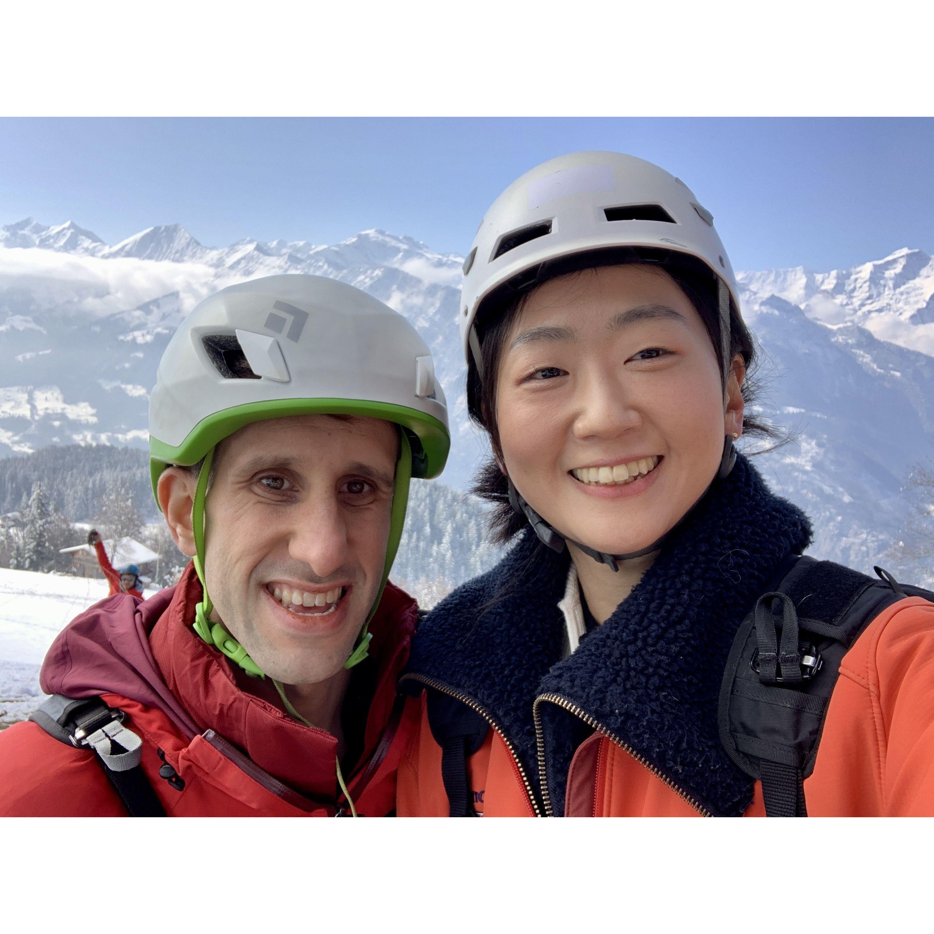 paragliding in Interlaken Switzerland