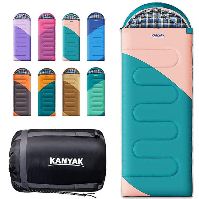 Camping Sleeping Bag, 32℉ Sleeping Bags for Adults Kids Teens Cold Weather Warm Sleeping Bag Winter for 3-4 Season Camping, Camping Gear Equipment, Traveling, and Outdoors