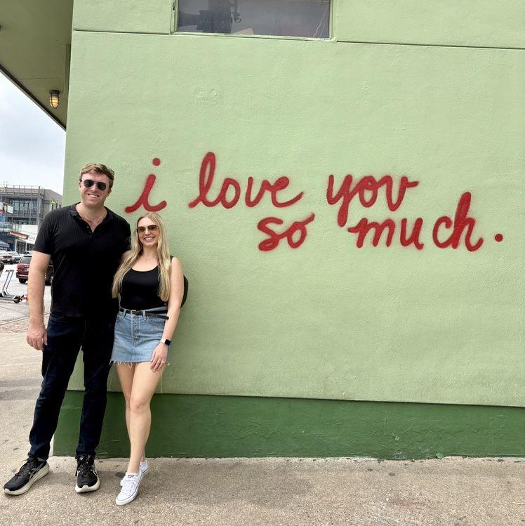 The iconic "i love you so much" wall in Austin, Tx!
