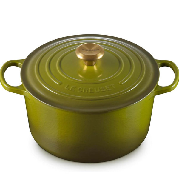 Le Creuset Enameled Cast Iron Signature Deep Round Oven, 6.5 qt., Olive