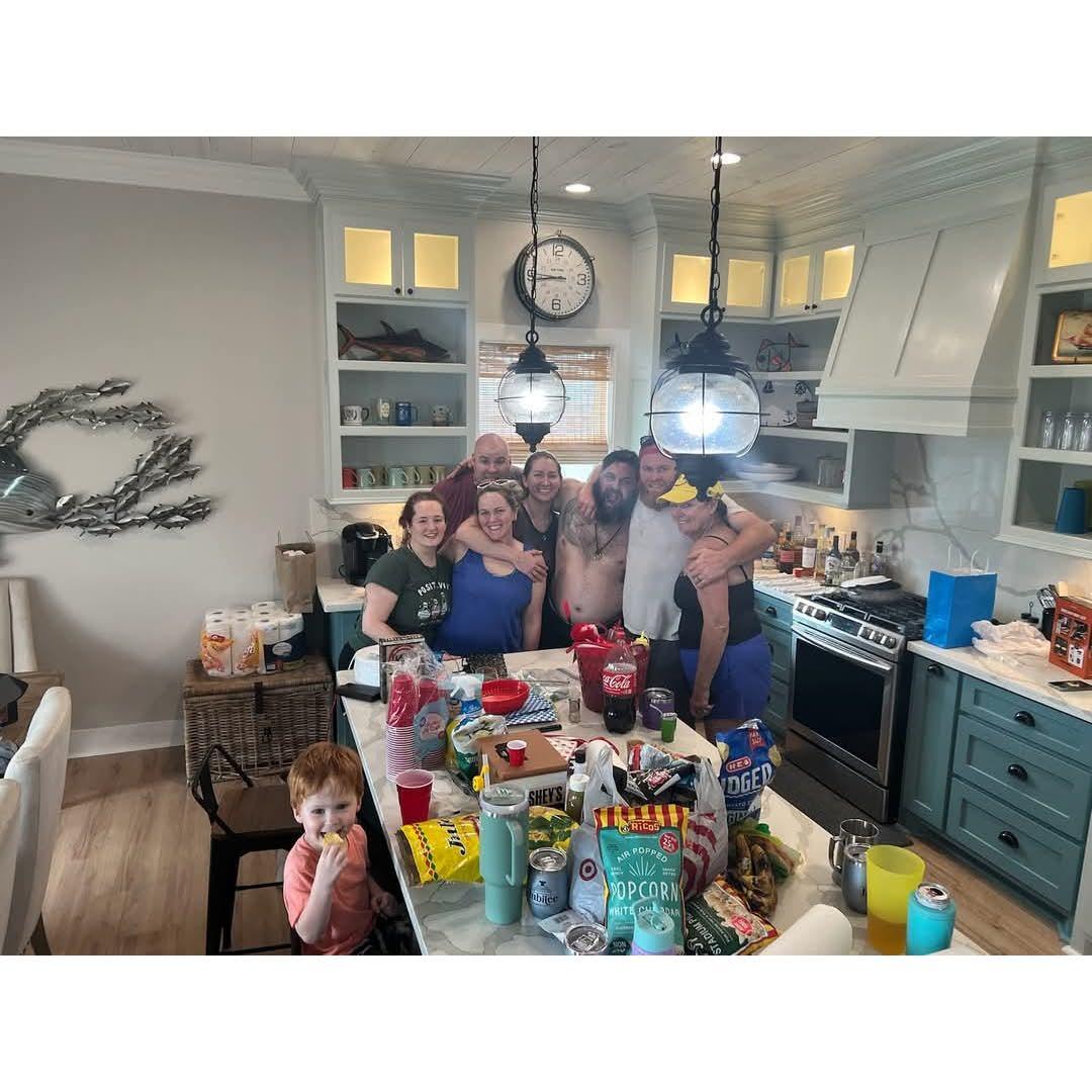 Celebrating Randy's birthday at the beach!