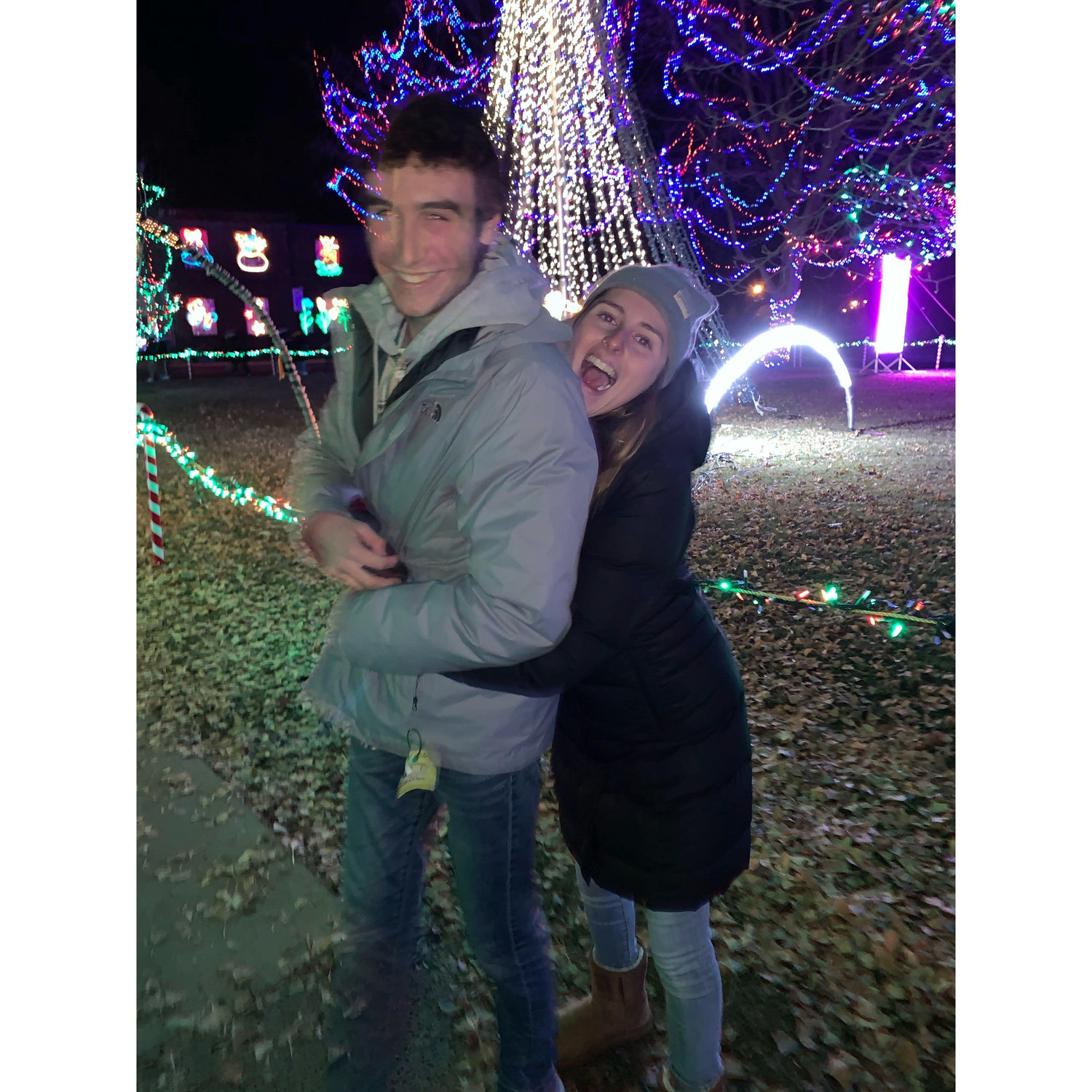 Our first Christmas together in 2020