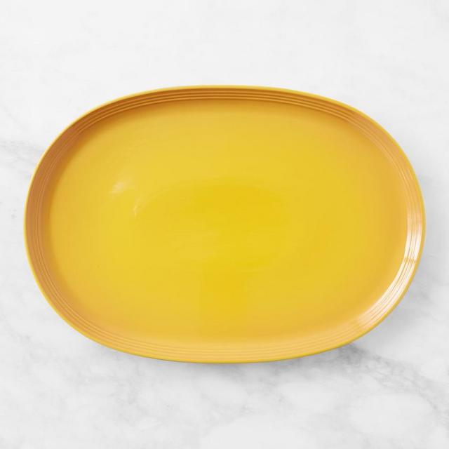 Color: Nectar | Le Creuset San Francisco Coupe Serving Platter