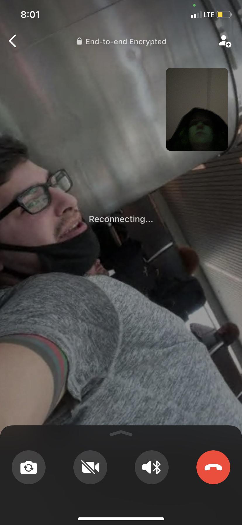 lots of fun connection issues trying to FaceTime each other in different countries