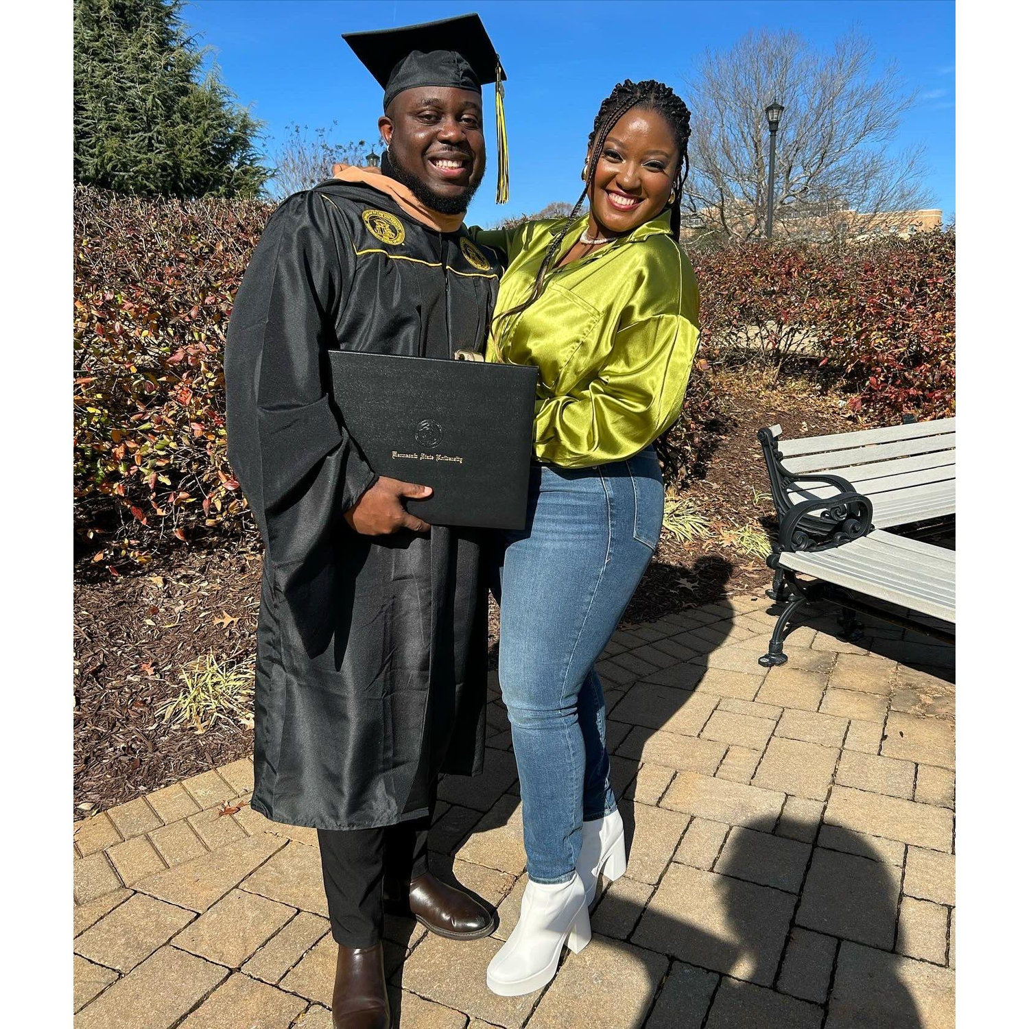 At Sodie's Master's Graduation