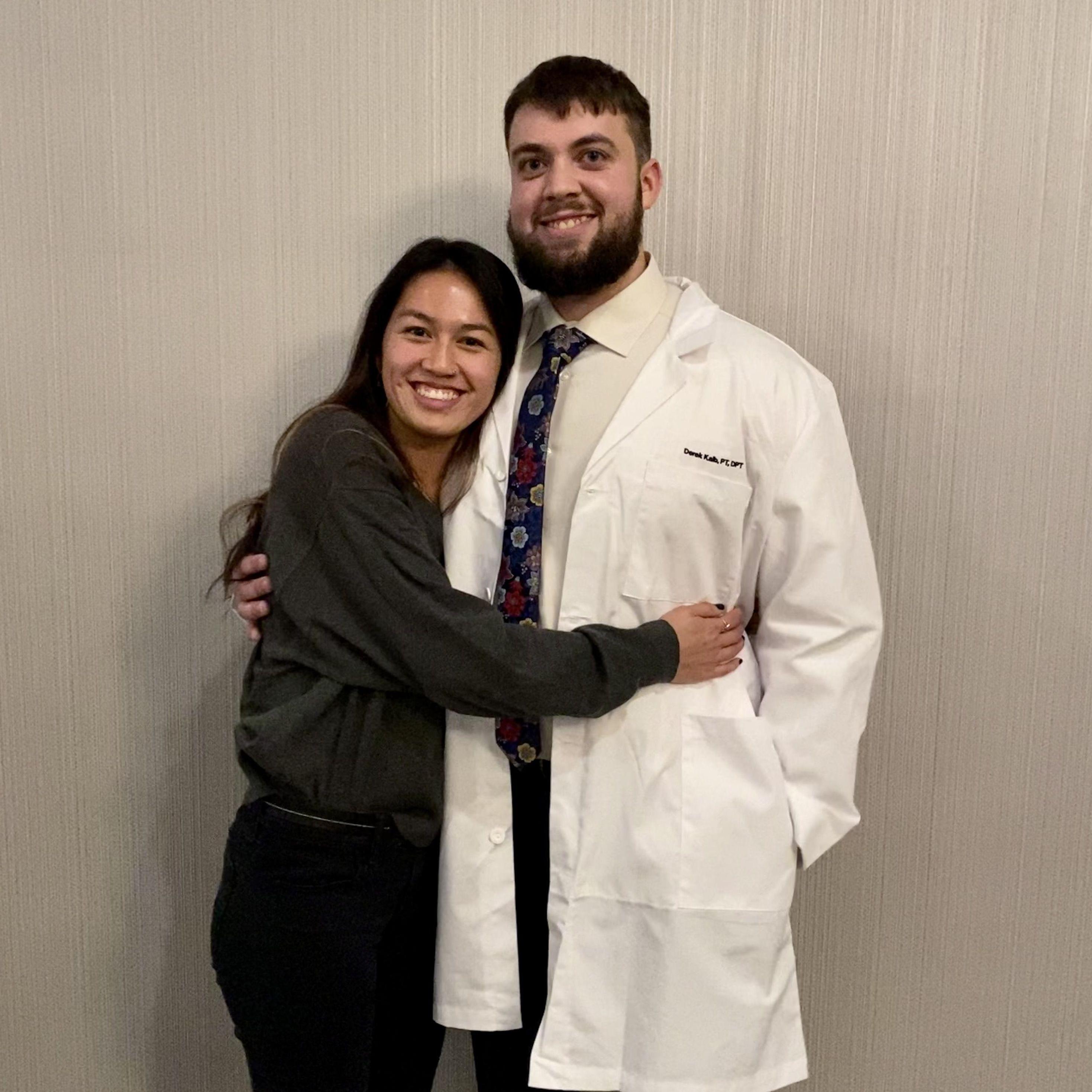 ~ December 2022 ~ Derek's graduation ~ Derek Kalb PT, DPT looks good on you!