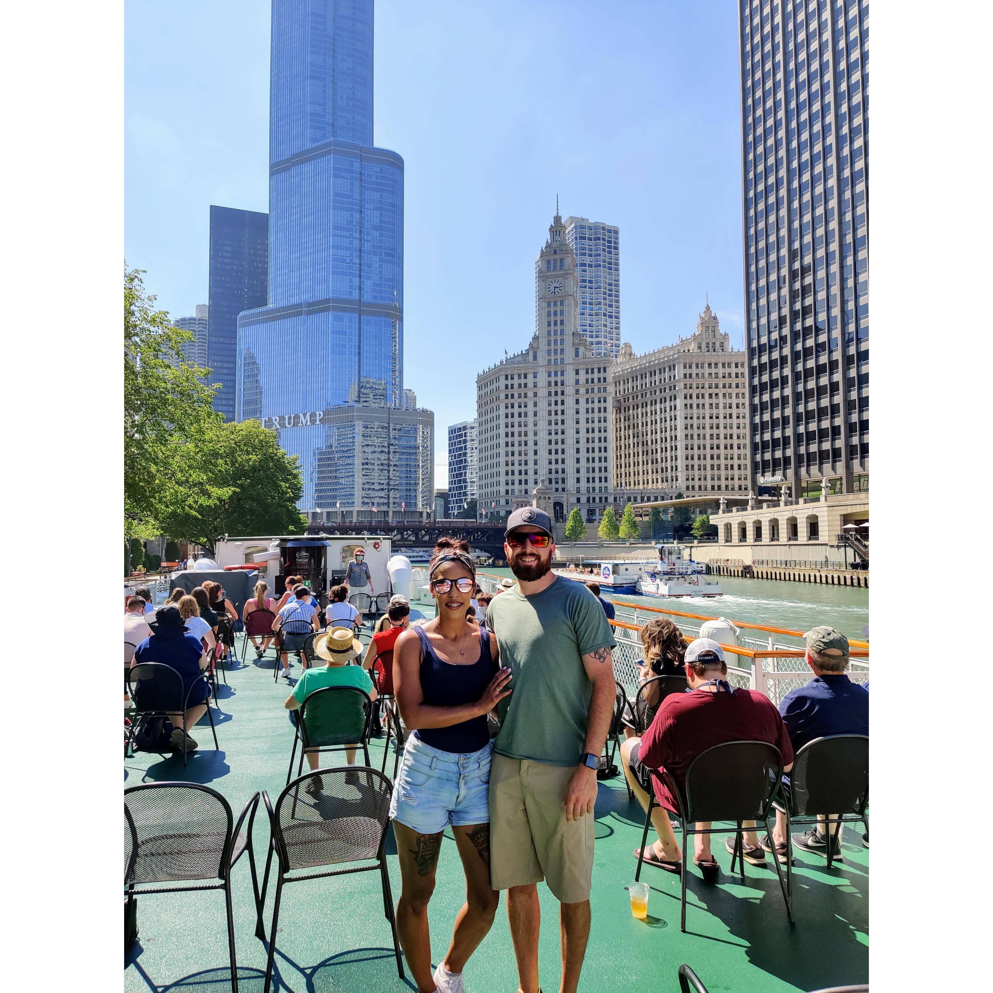 We flew out to Chicago to visit Michelle's family and surprise surprise...we made it back in one piece haha