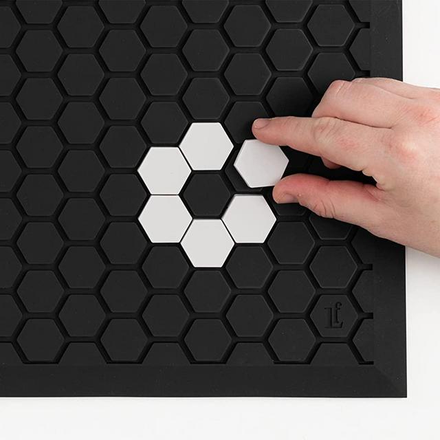 Letterfolk Doormat Tile Set - Color Tile for Customizable Mat Design - Set of 75, Fog