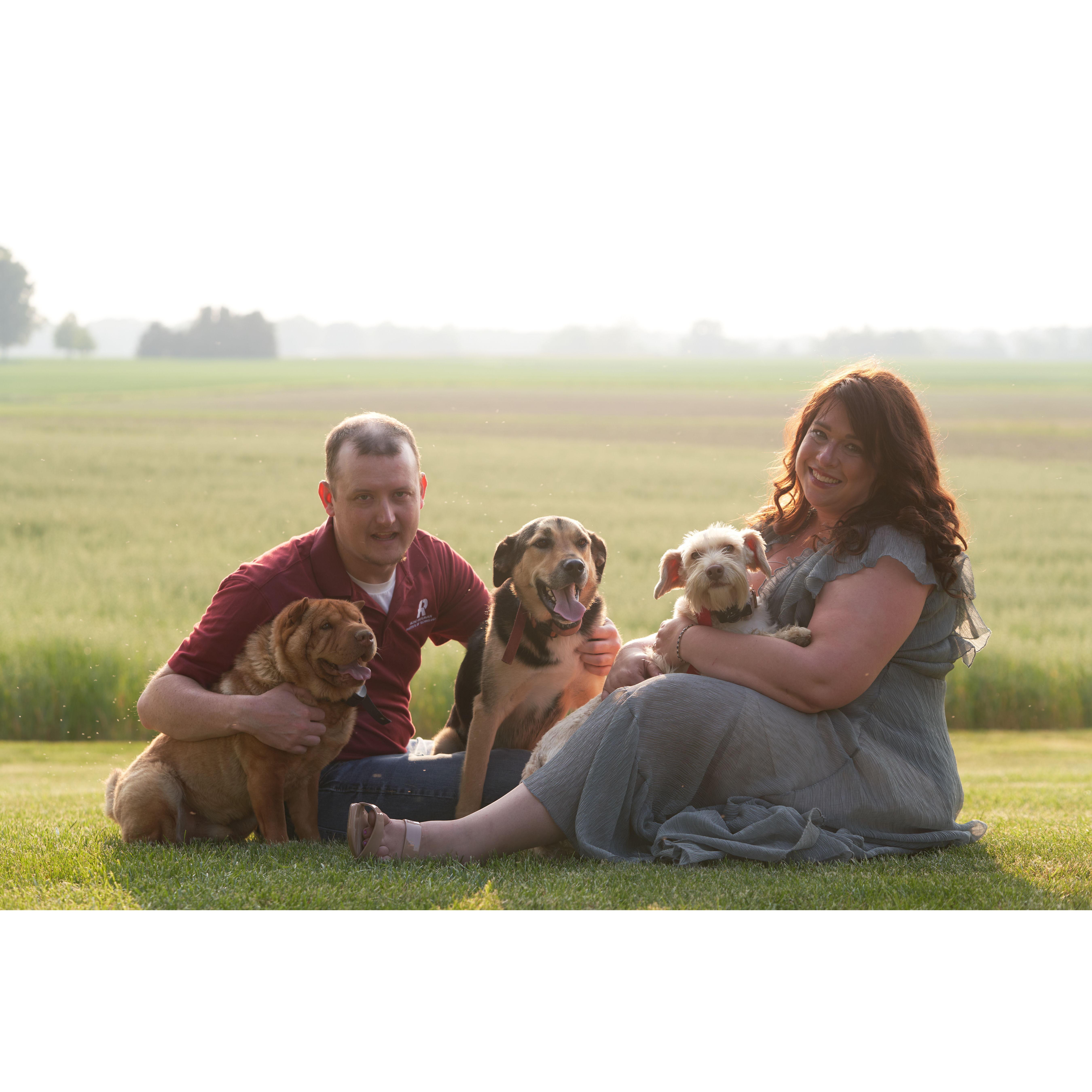 Our puppies, our babies. Somehow we ended up with the sweetest dogs!