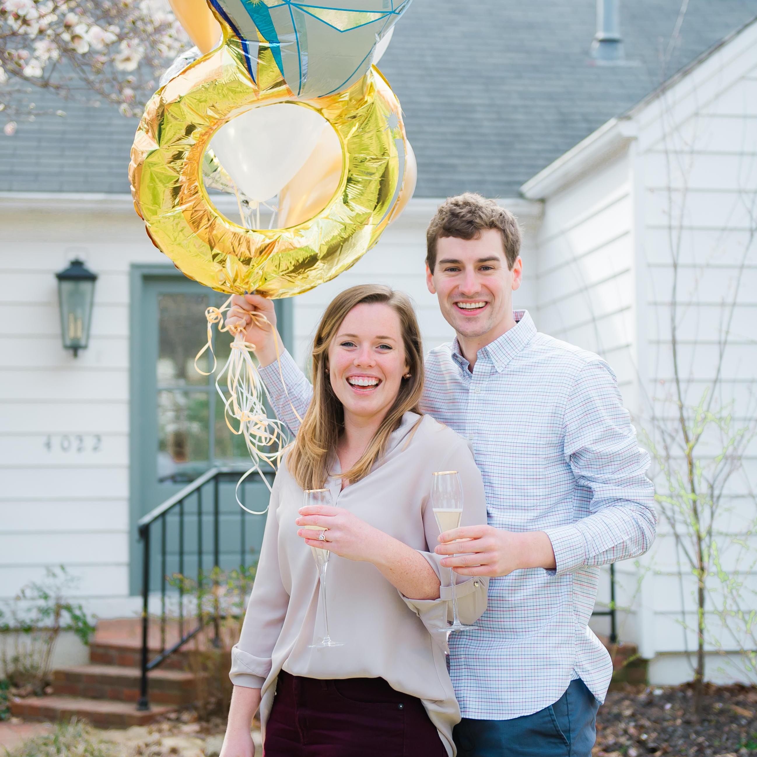 A new house & an engagement?! Tears of joy, happiness and anxiety filled the air.