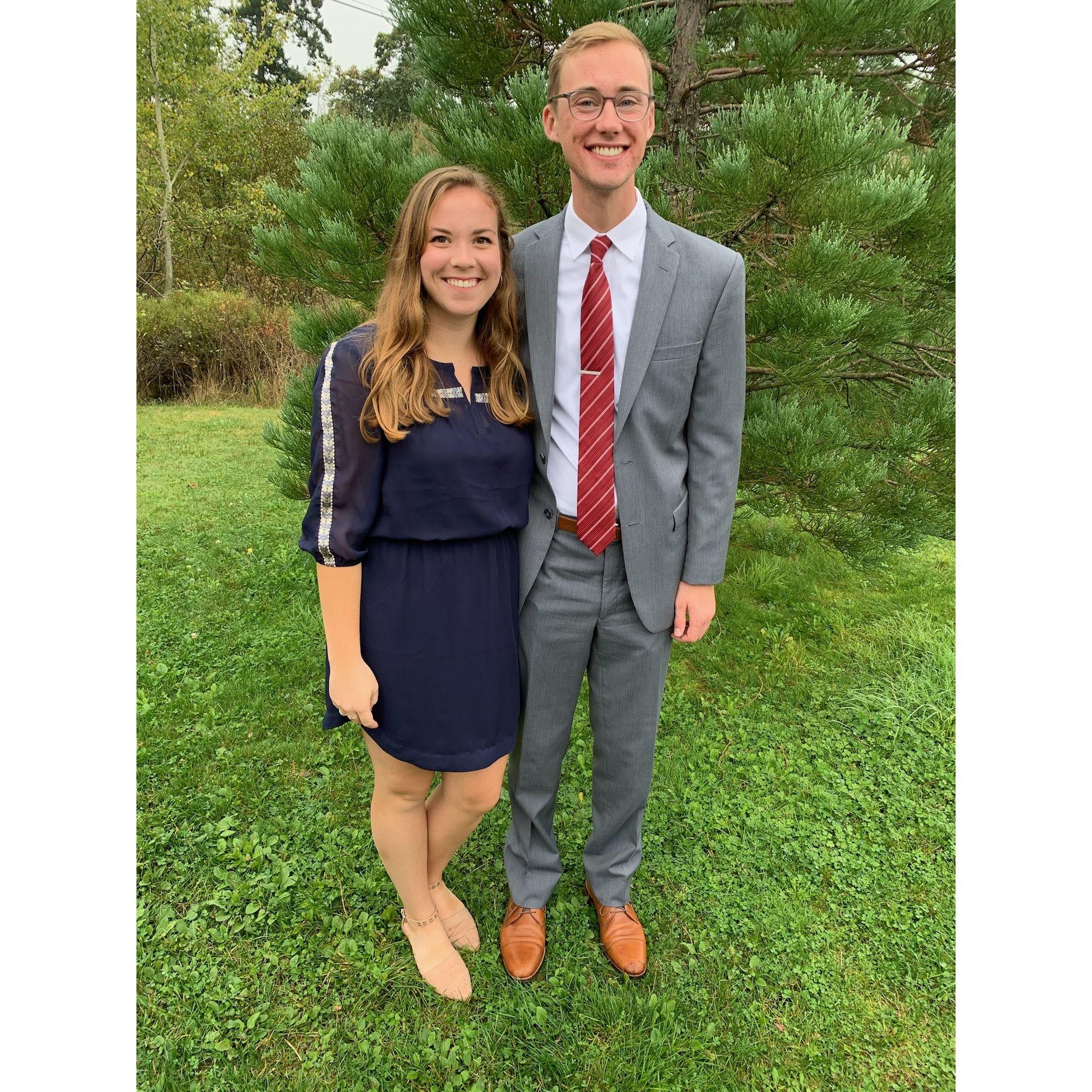 Pandemic wedding day for Bennett & Elizabeth! (Blake's brother and sister-in-law) - 2020