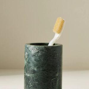Esmeralda Marble Toothbrush Holder