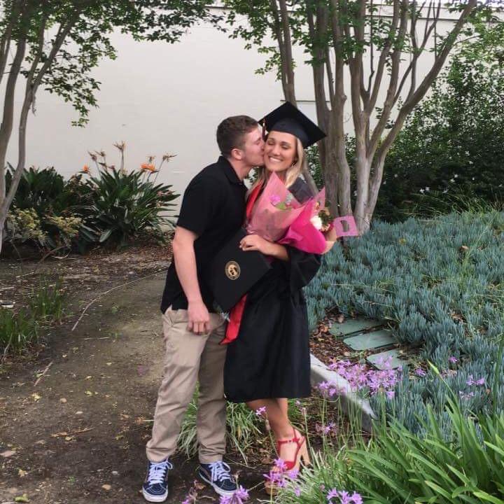 Meagan's graduation from SDSU with a degree in Foods and Nutrition.