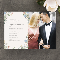 Laurelwood Photo | Light Oatmeal | Zola Wedding Invitations