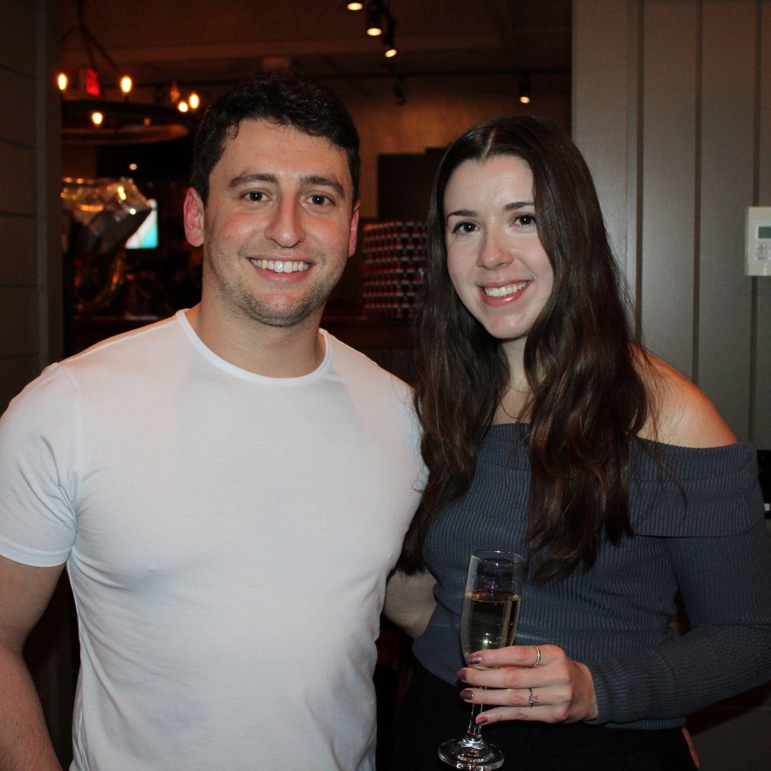 Charlestown, MA - the night we got engaged!