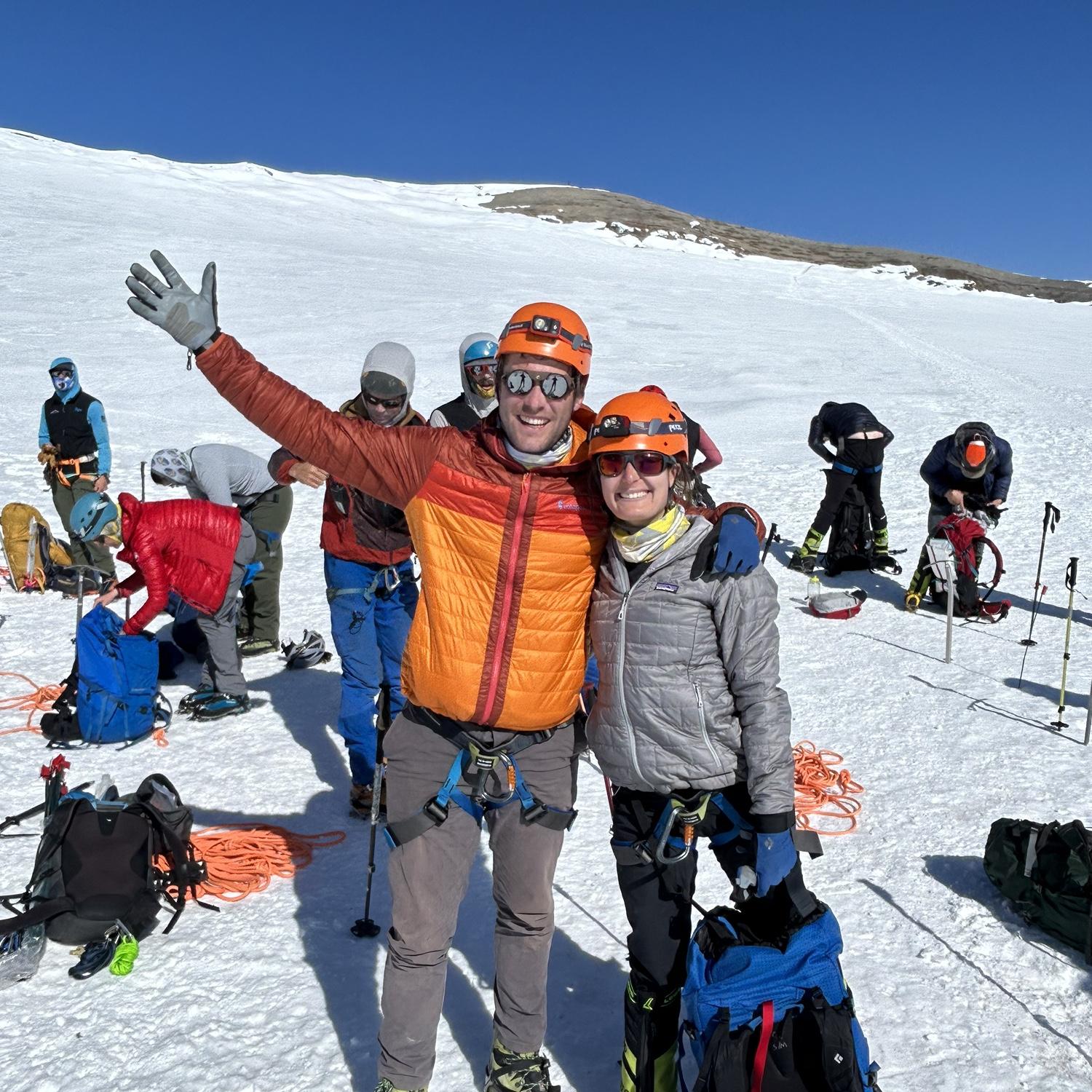 Summiting Mount Rainier