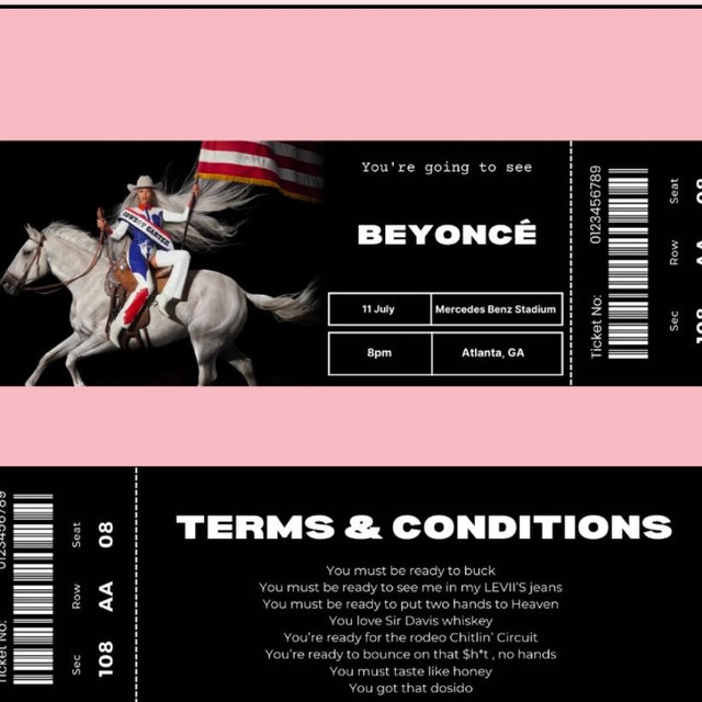 Ursula’s Beyoncé concert fund