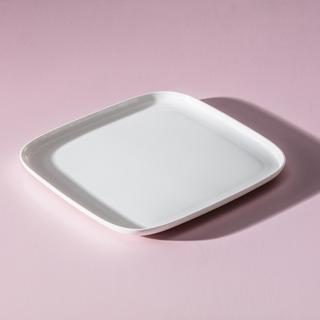 Modern Coupe Square Plate, Set of 4