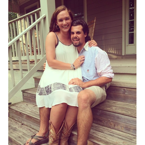 We took the same picture together every year we worked at Grace Point on the Jones' front porch. Year 1/4 (2014).