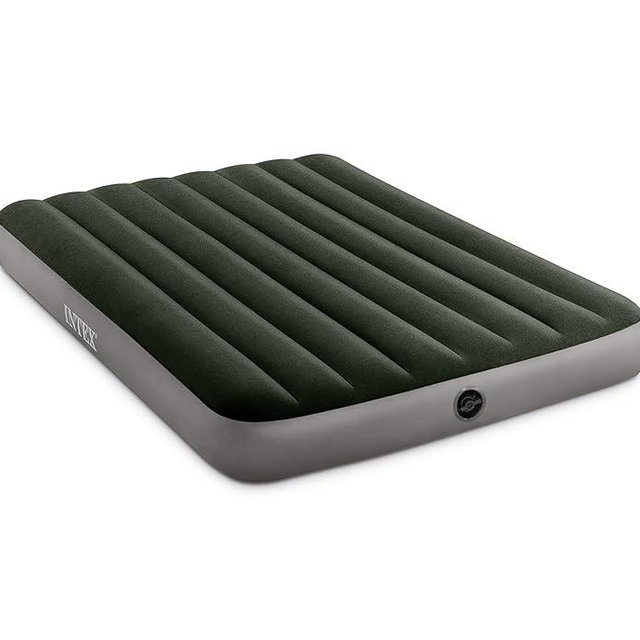 Intex 64108E Dura-Beam Standard Prestige Air Mattress: Fiber-Tech - Full Size - 10in Bed Height - 600lb Weight Capacity - Pump Sold Separately