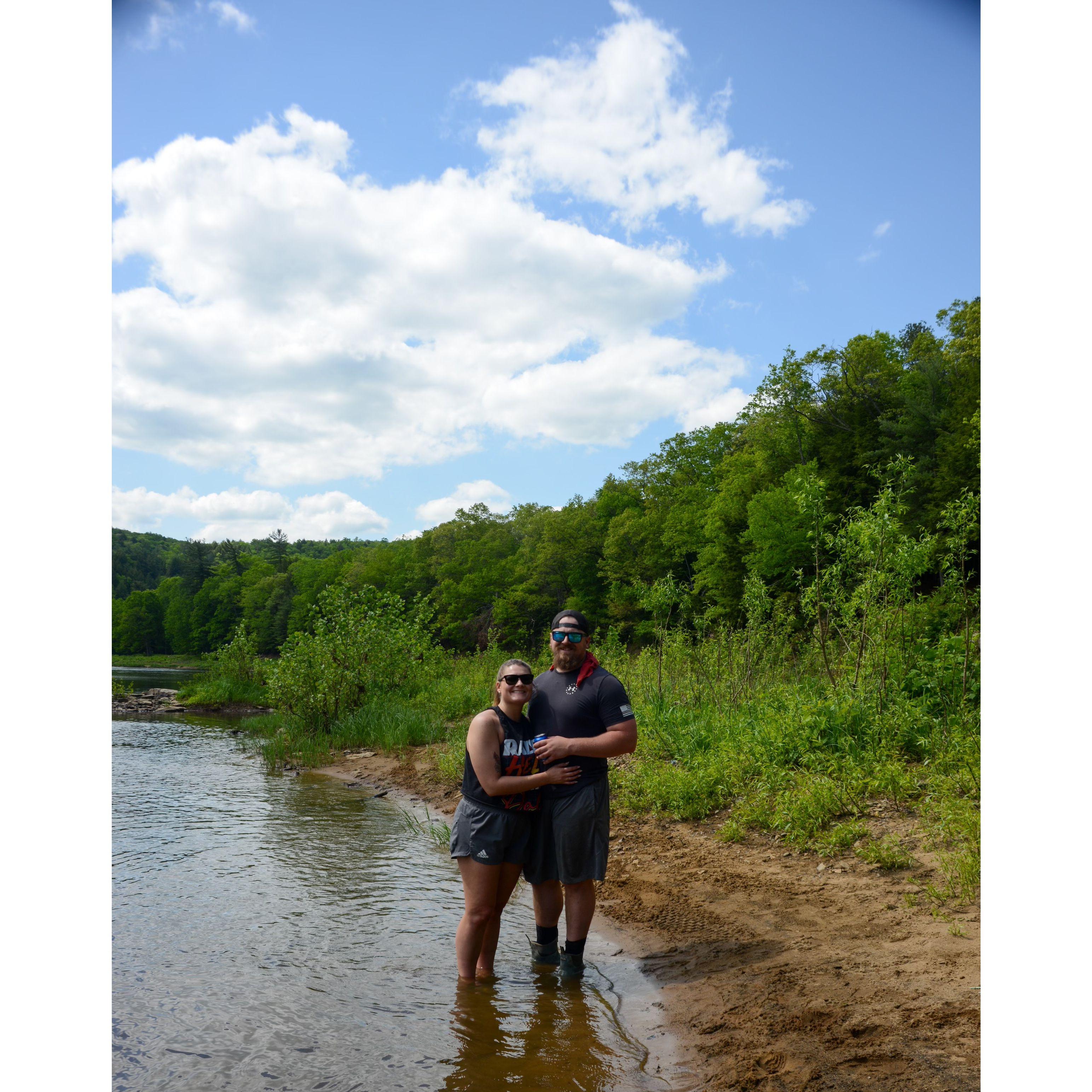 We discovered a lot of our favorite places together, and camp seems to be #1.