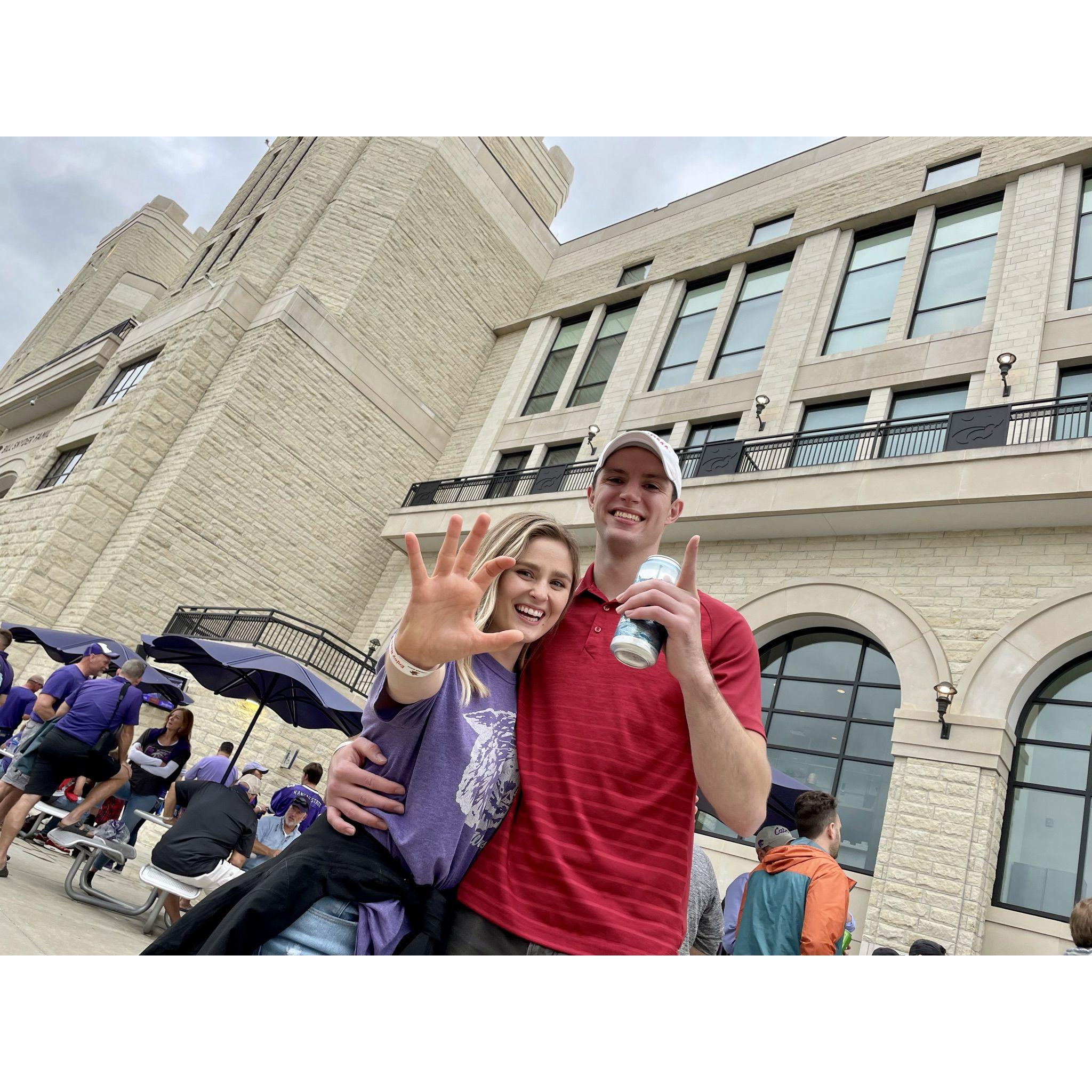 At a K-State OU game