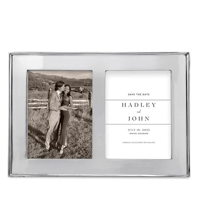Mariposa Signature Double 5" x 7" Picture Frame