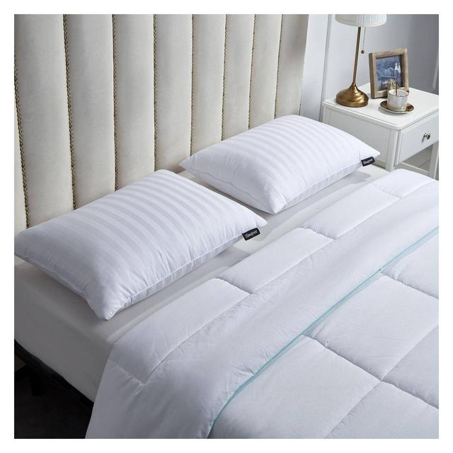 Jumbo 2pk Goose Feather Down Bed Pillow - Beautyrest